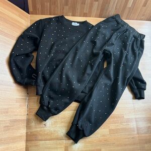 Lola + The boys Rainbow Sparkle Track Set, size 12